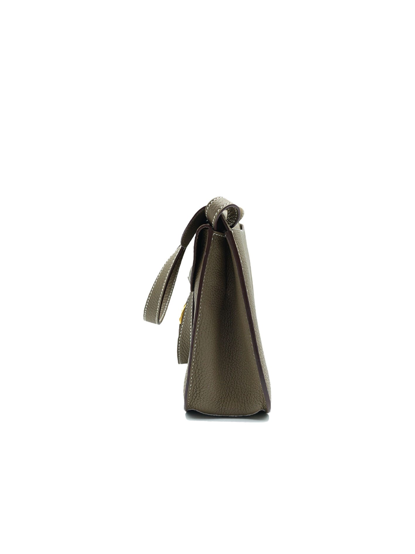 PRE-LOVED HERMÈS HALZAN 25 TAURILLON CLEMENCE ETOUPE GHW