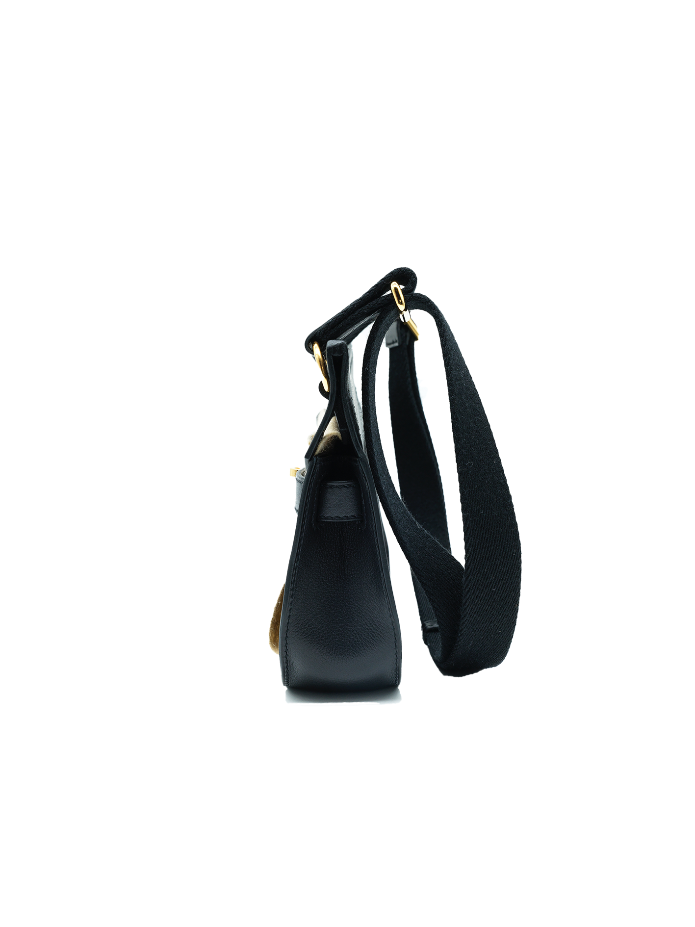 PRE-LOVED HERMÈS MINI JYPSIERE EVERGRAIN BLACK GHW