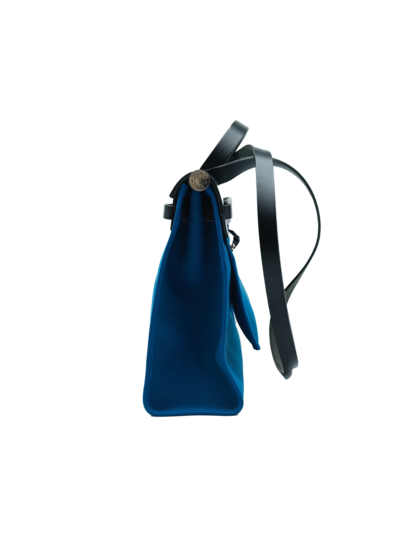 PRE-LOVED HERMÈS HERBAG 31 TOILE BLEU ZANZIBAR GHW