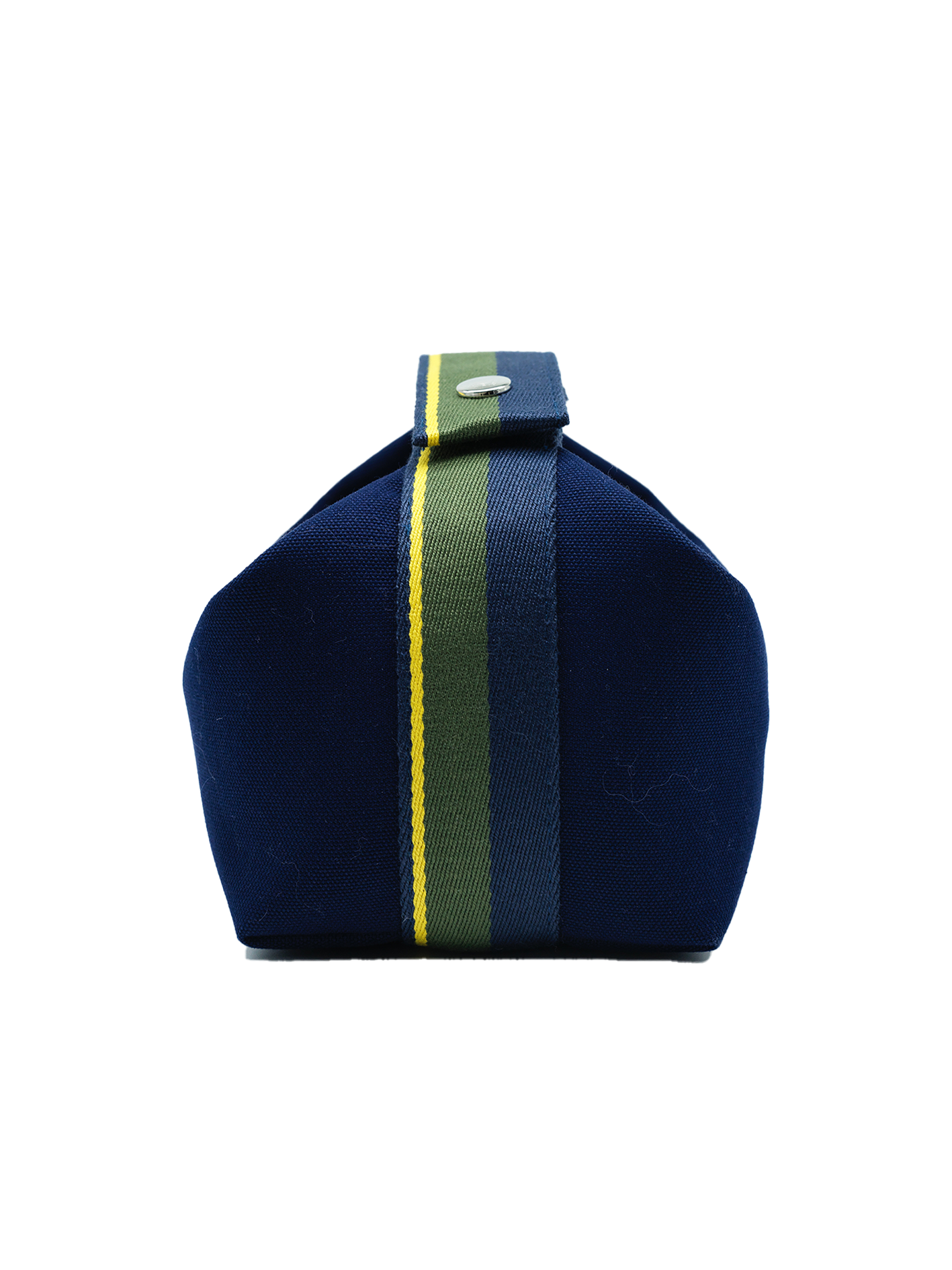 NEW HERMÈS BRIDE-A-BRAC CASE SMALL MODEL TOILE ECRU MARINE PHW