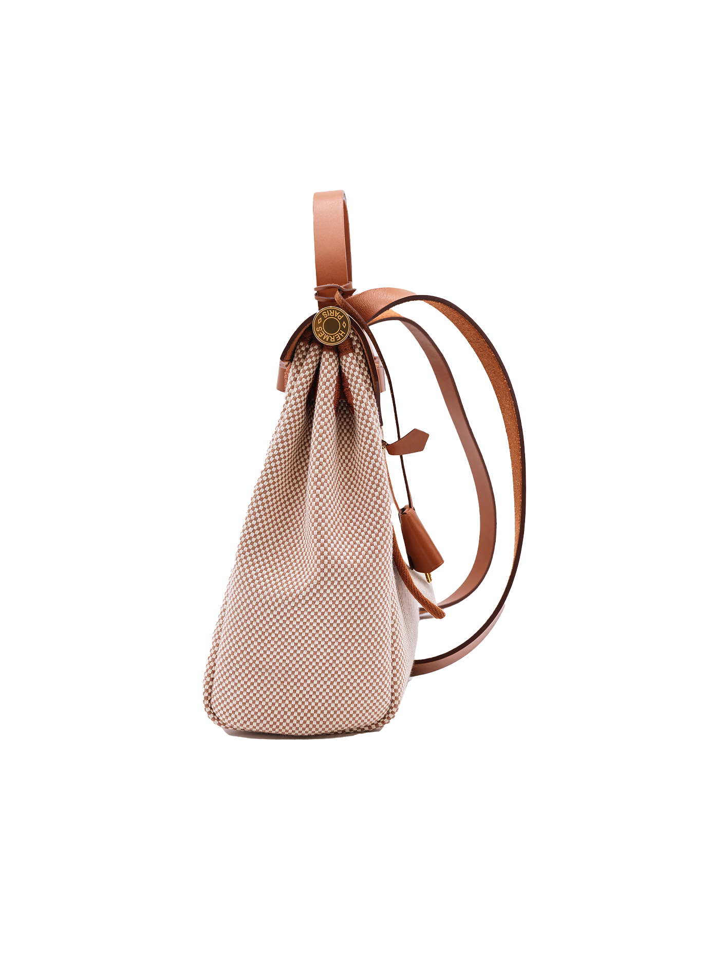 二手 HERBAG 31 TOILE ECRU 米色/ FAUVE GHW