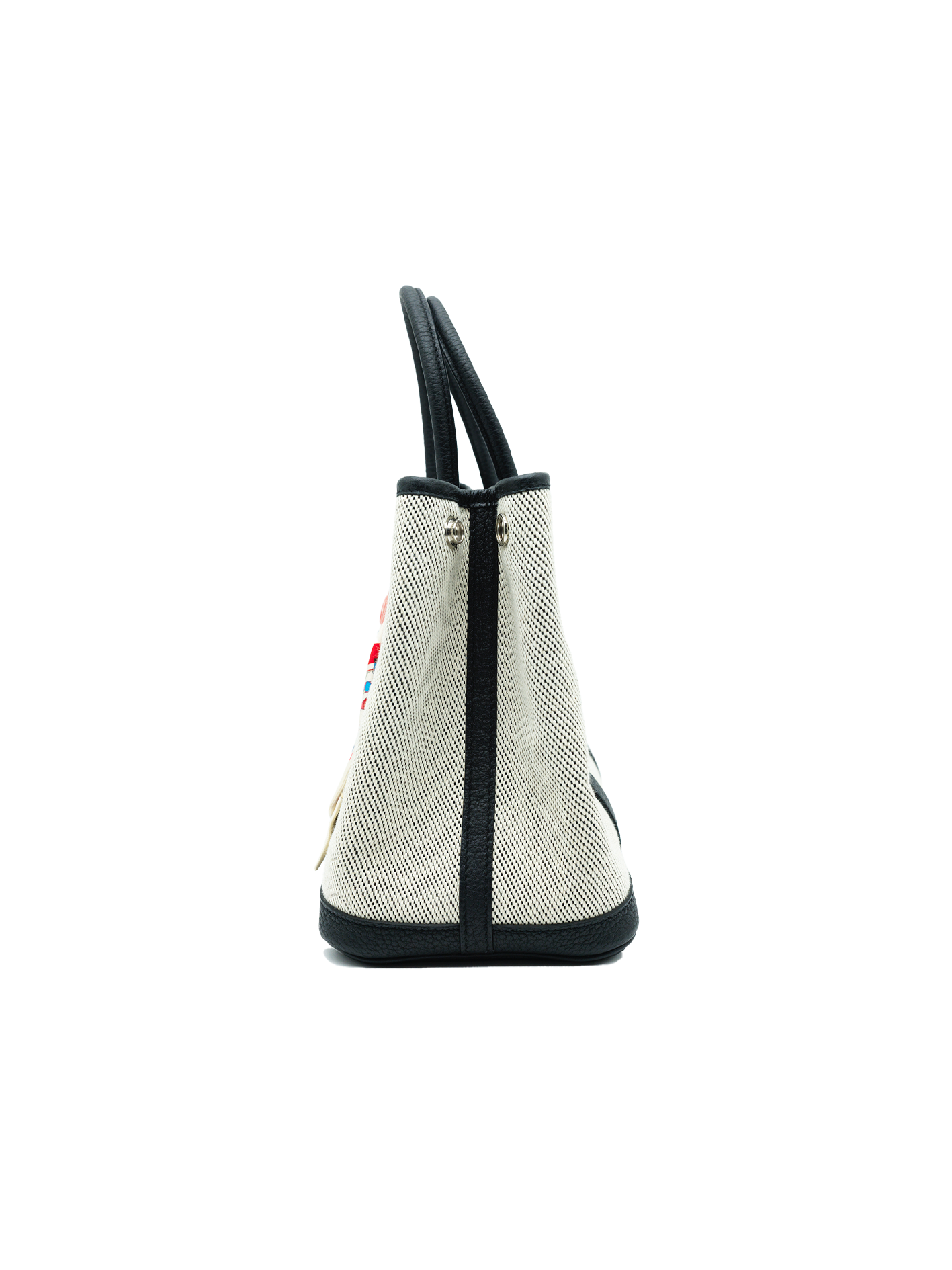 PRE-LOVED HERMÈS GARDEN PARTY 30 BLACK TOILE/ NEGONDA PHW