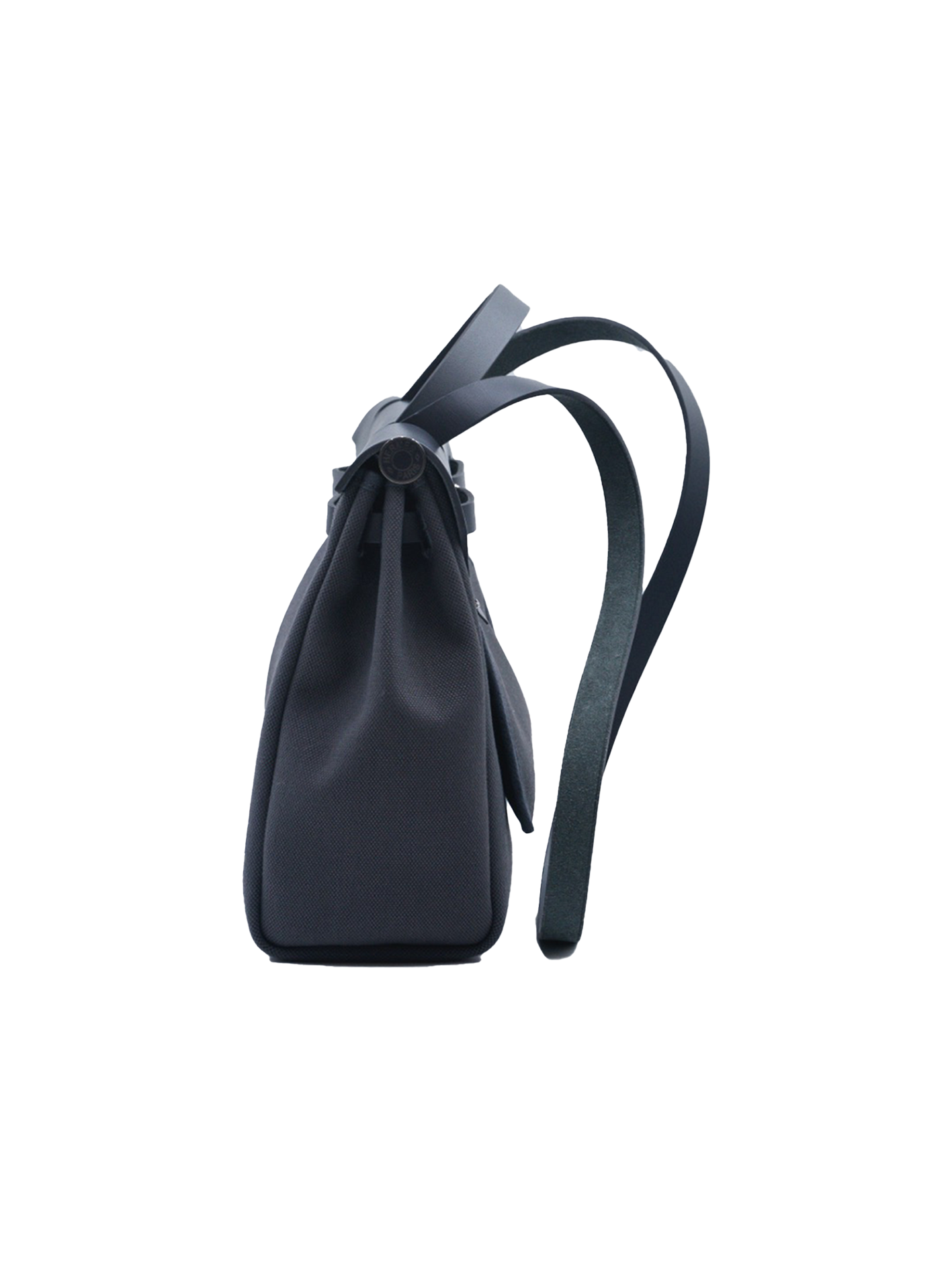 全新 HERMES HERBAG 31 拉链 TOILE GRIS ARDOISE PHW