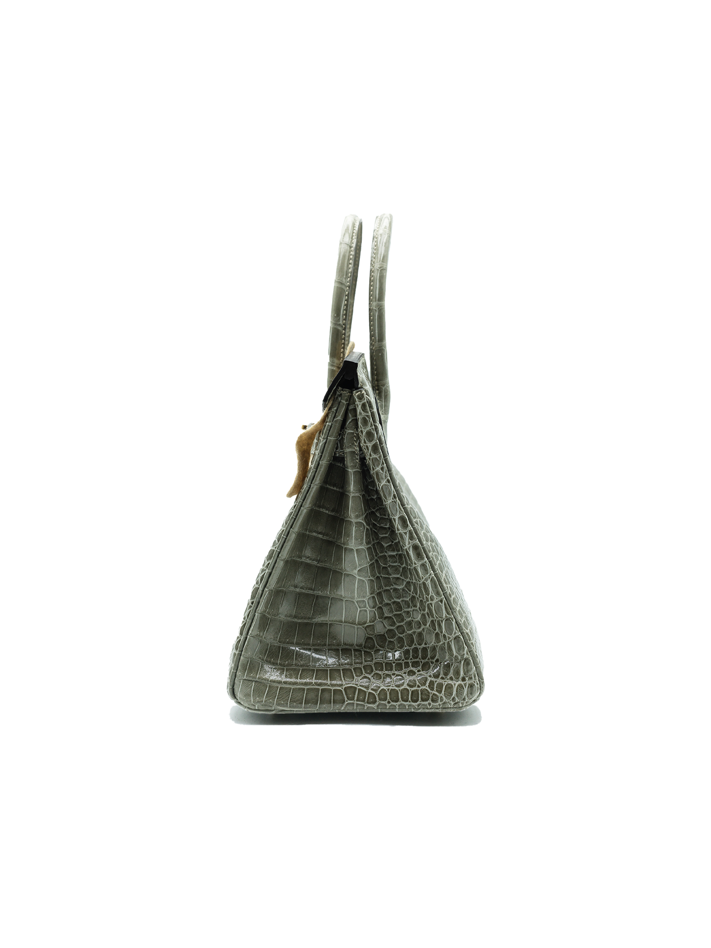 PRE-LOVED HERMÈS BIRKIN 30 POROSUS CROCODILE GRIS TOURTERELLE GHW