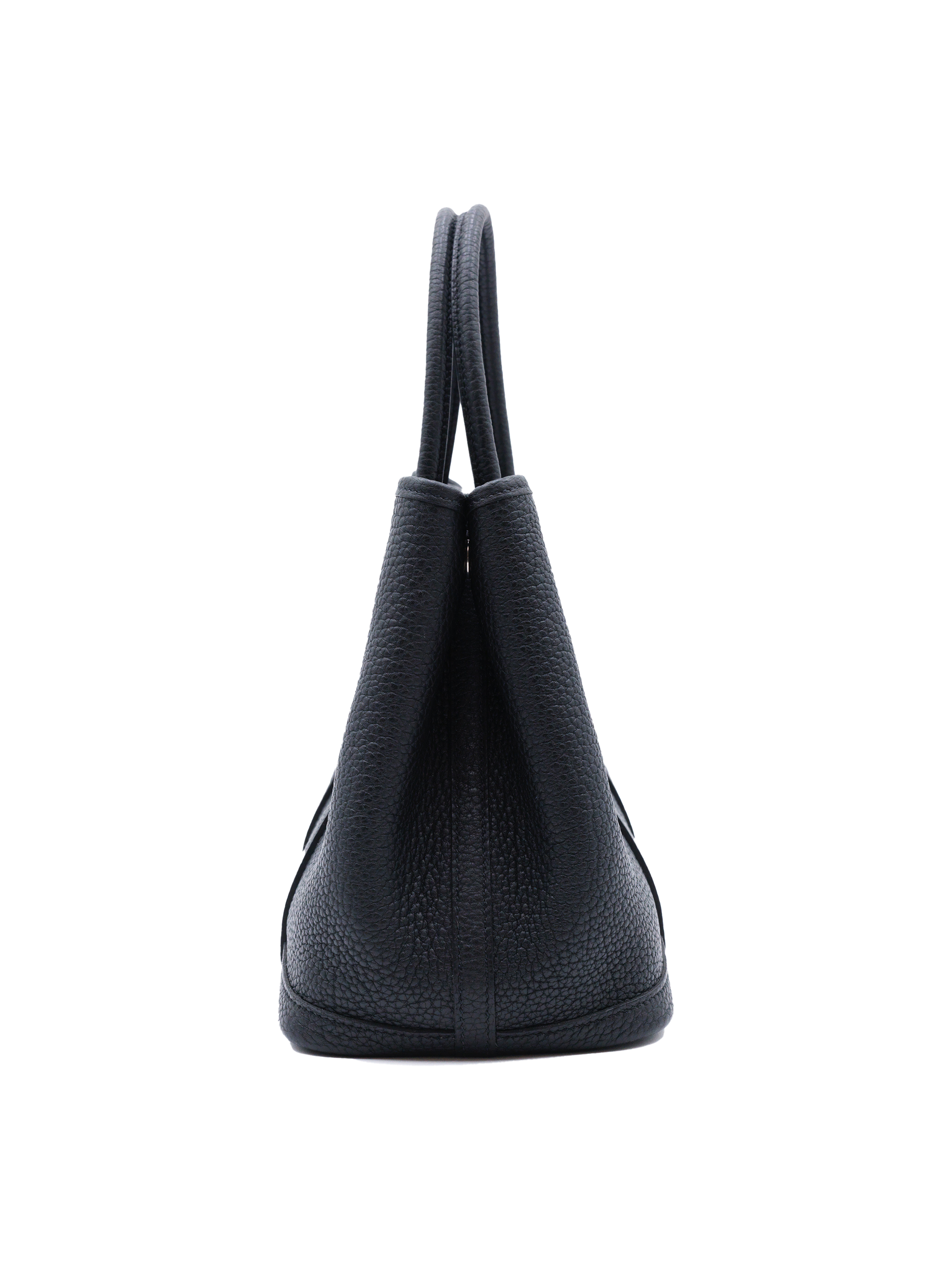 USED HERMES GARDEN PARTY 30 NEGONDA BLACK PHW