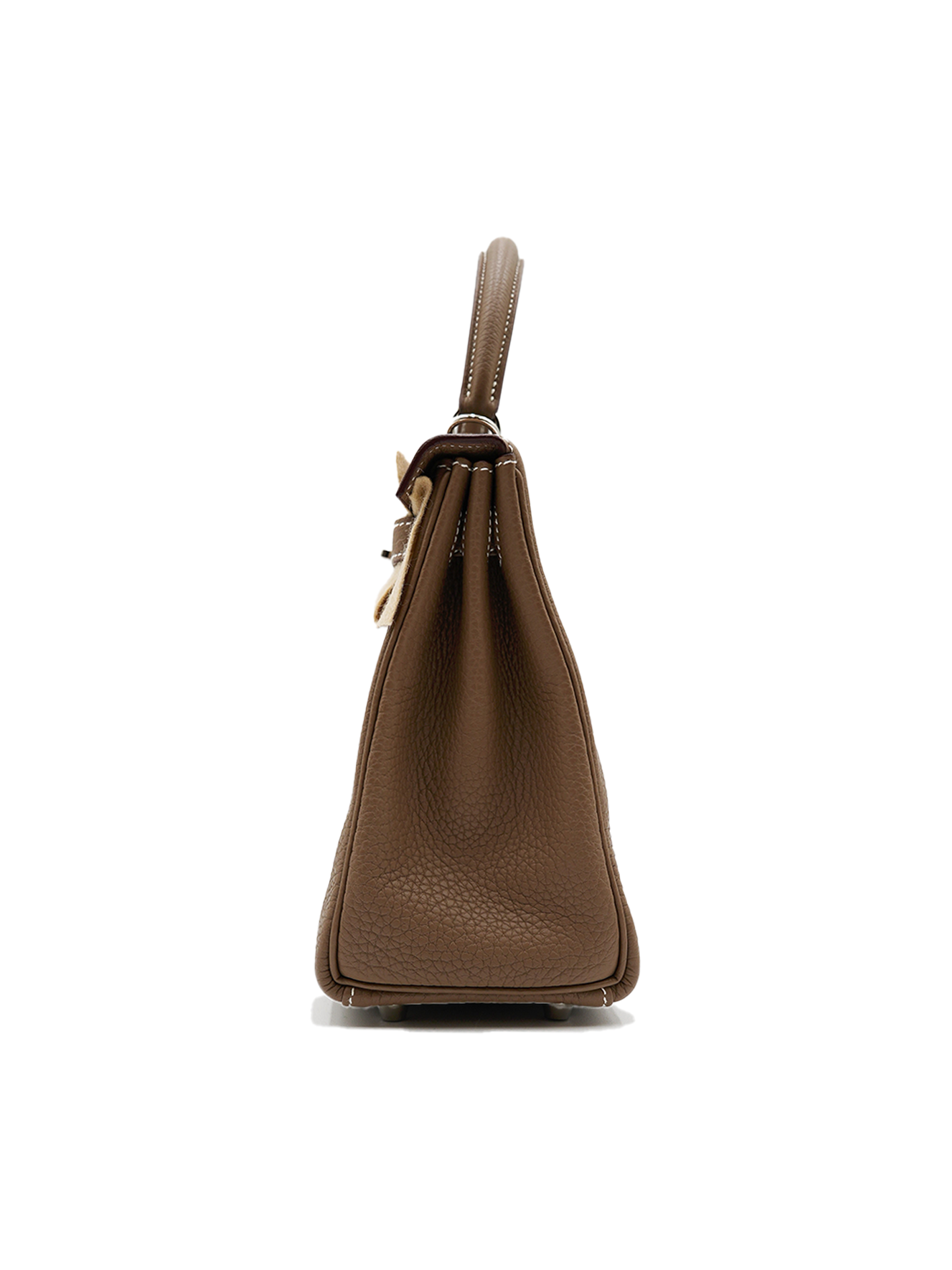 USED HERMES KELLY 25 TOGO ETOUPE PHW