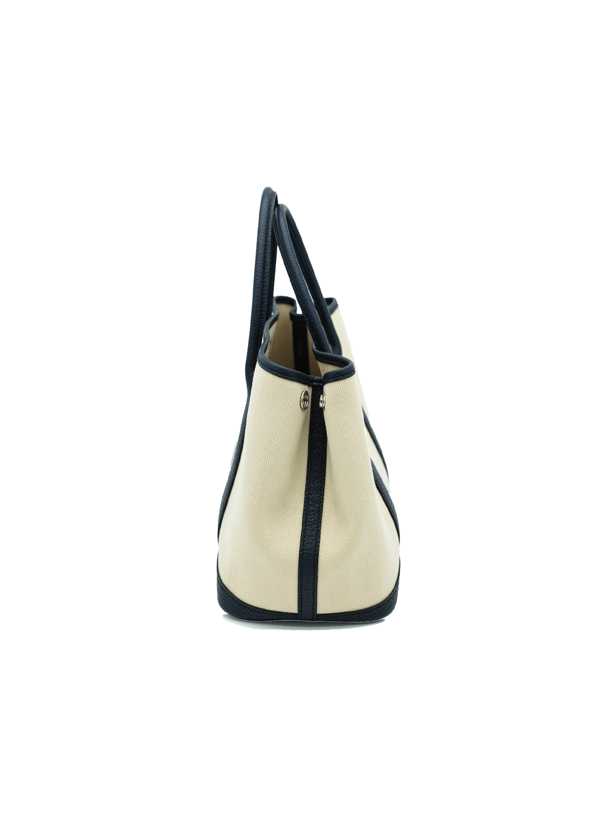 PRE-LOVED HERMÈS GARDEN PARTY 30 BLACK TOILE/ NEGONDA PHW