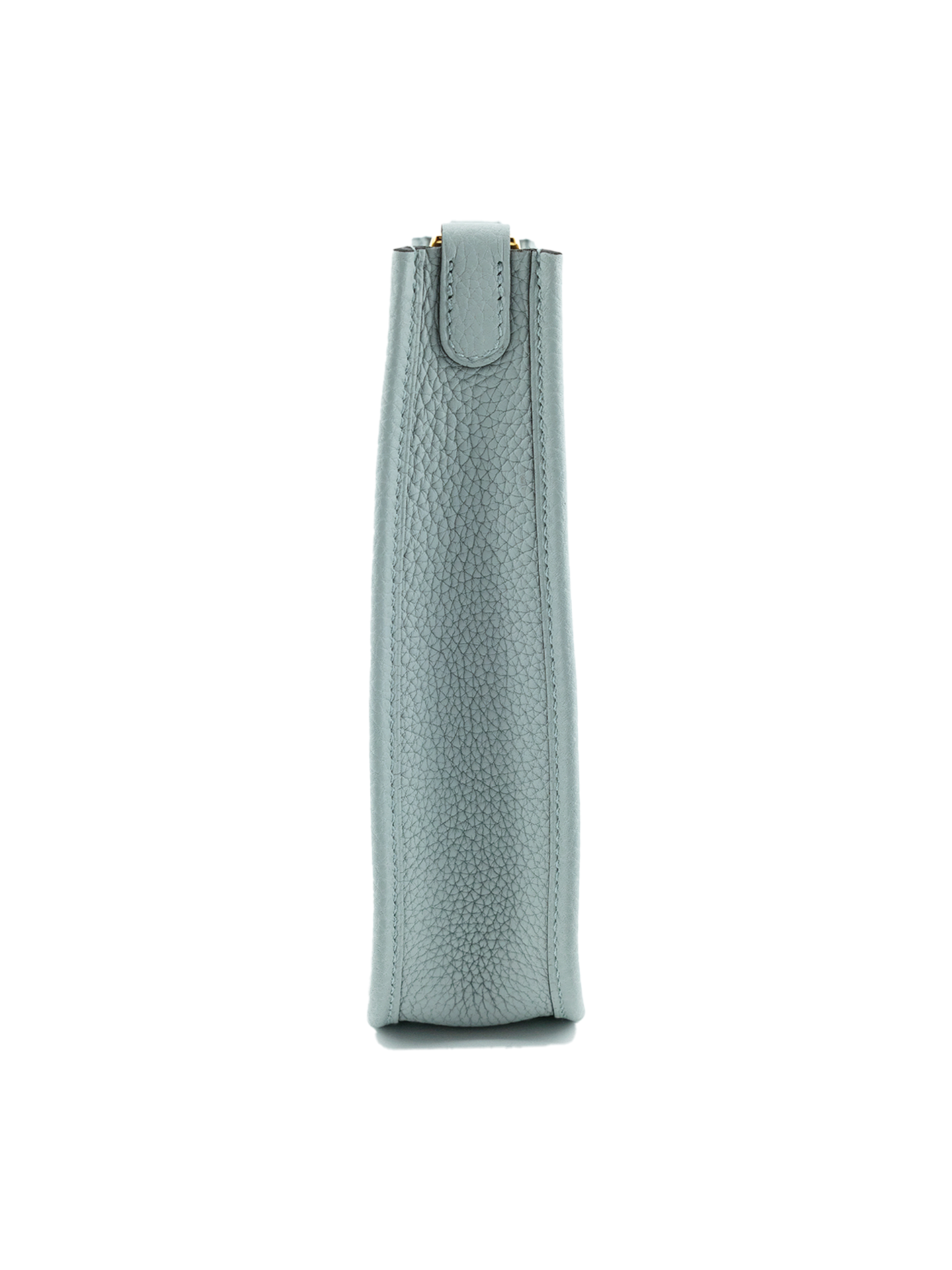 NEW HERMES MINI EVELYNE TAURILLON CLEMENCE GLACIER BLUE GHW