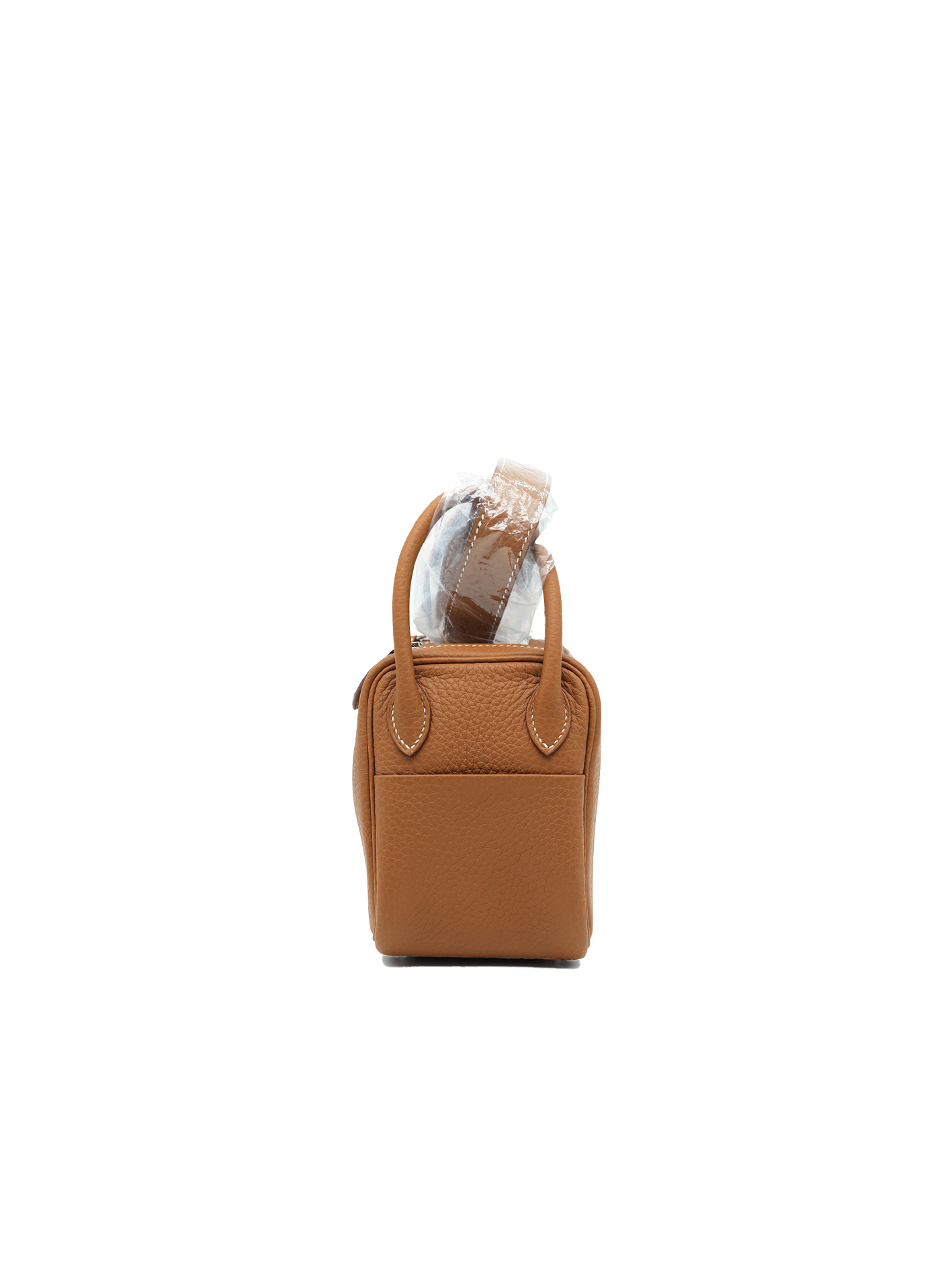 NEW HERMÈS MINI LINDY TAURILLON CLEMENCE GOLD PHW