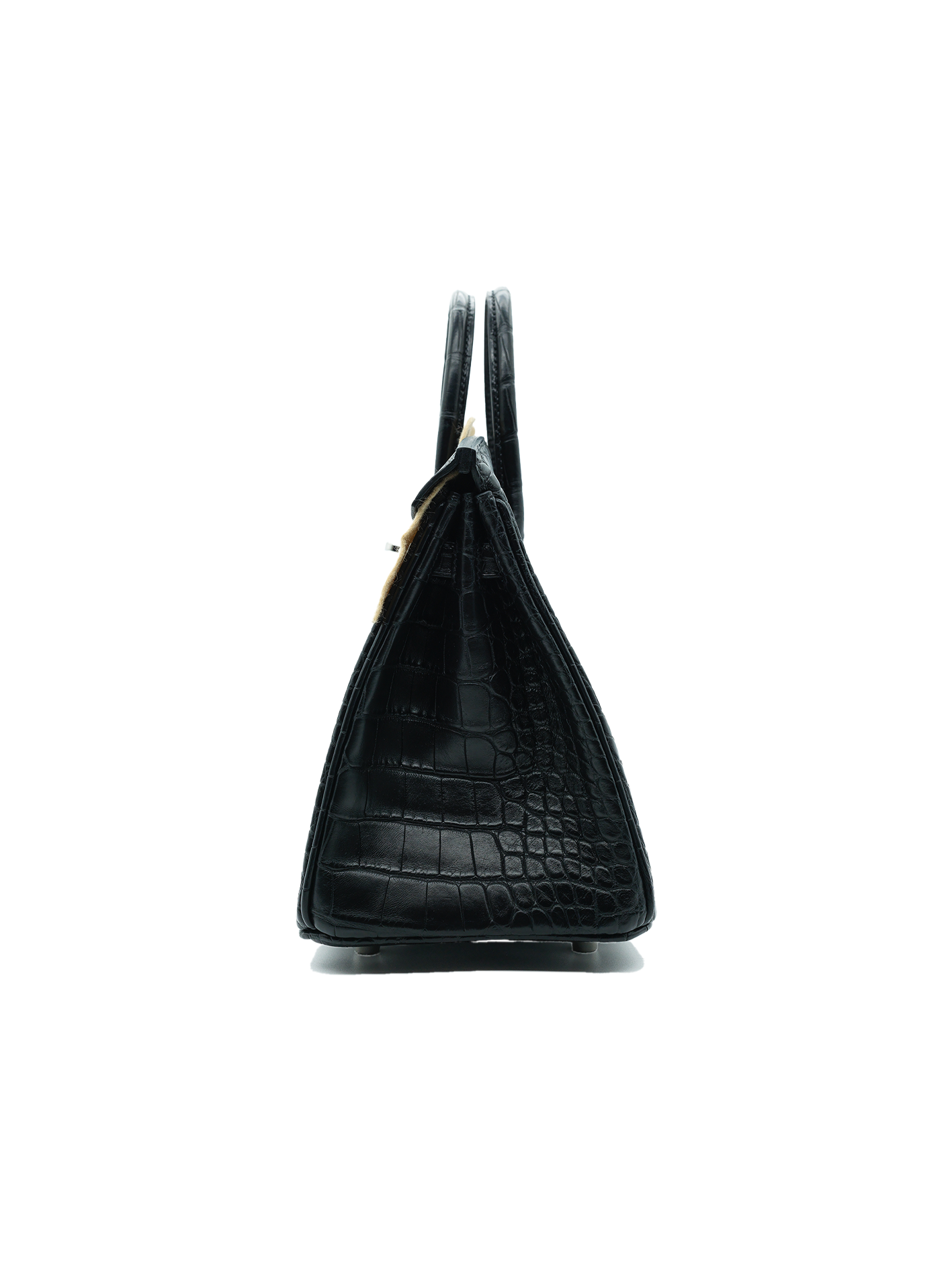 PRE-LOVED HERMÈS BIRKIN 25 ALLIGATOR CROCODILE BLACK PHW