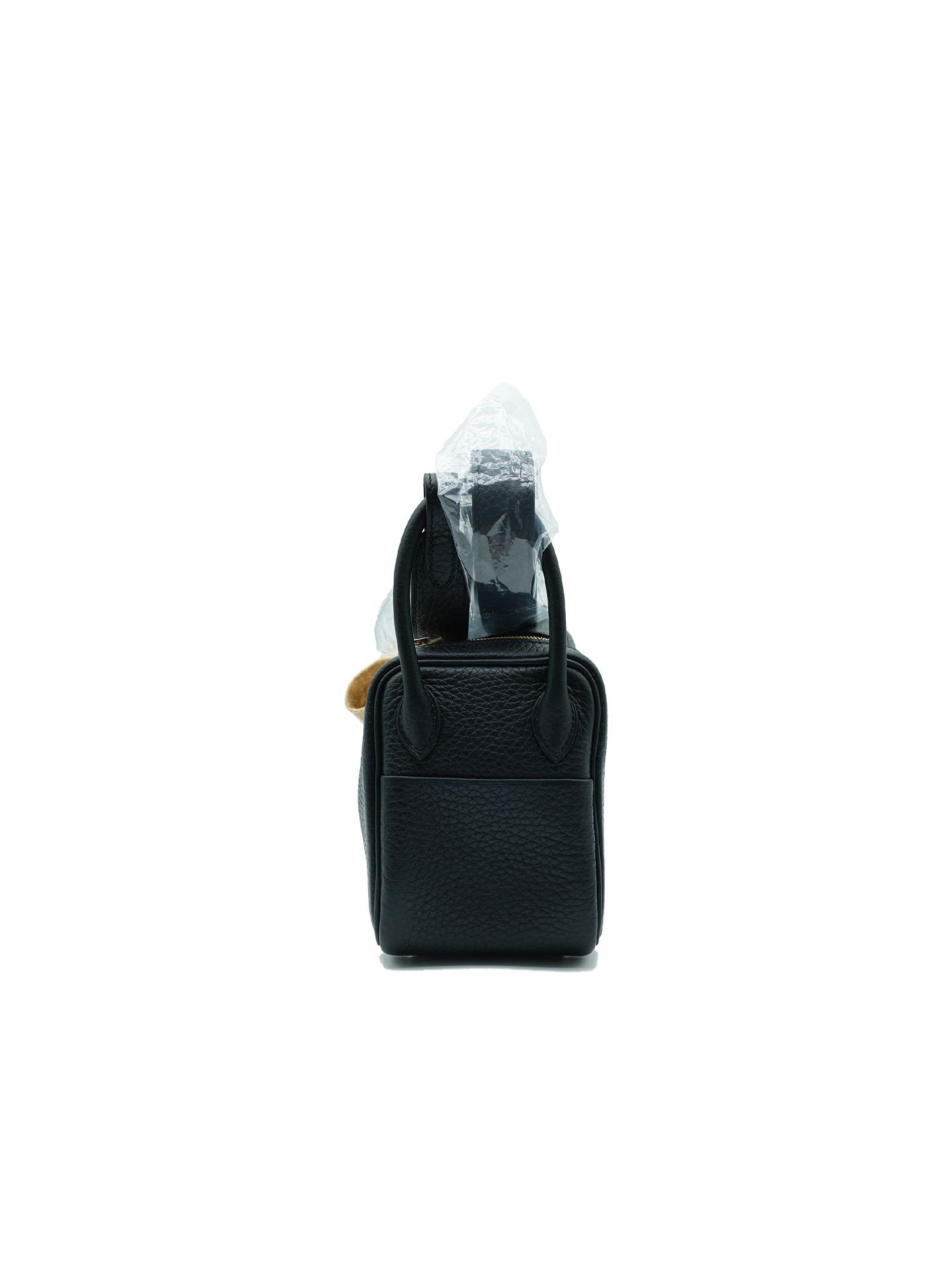NEW HERMES MINI LINDY TAURILLON CLEMENCE BLACK GHW