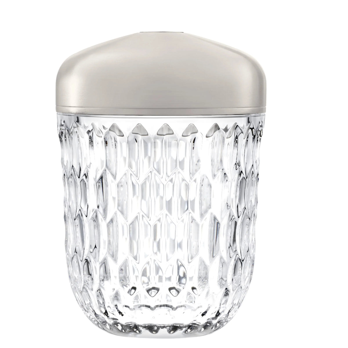NEW HERMÈS SAINT-LOUIS FOLIA MINI PORTABLE LAMP WITH SILVER FINISH